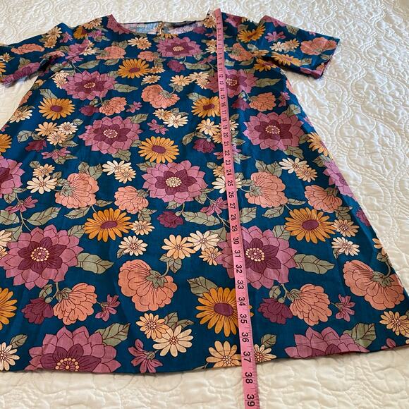 ModCloth x Princess Highway Floral Shift Dress Women’s Plus Size 14 Linen blend - Picture 3 of 8